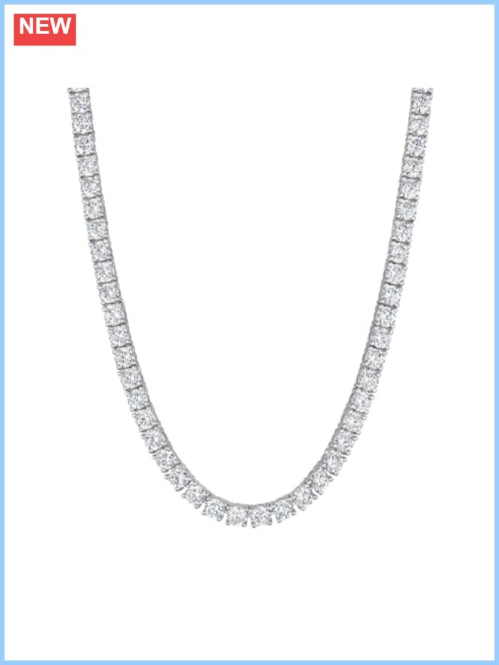 14K Gold Plated CZ Tennis Choker Necklace